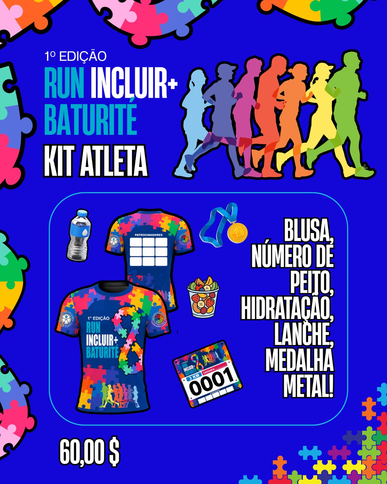 1º Run Incluir Mais Baturité - 1º Lote