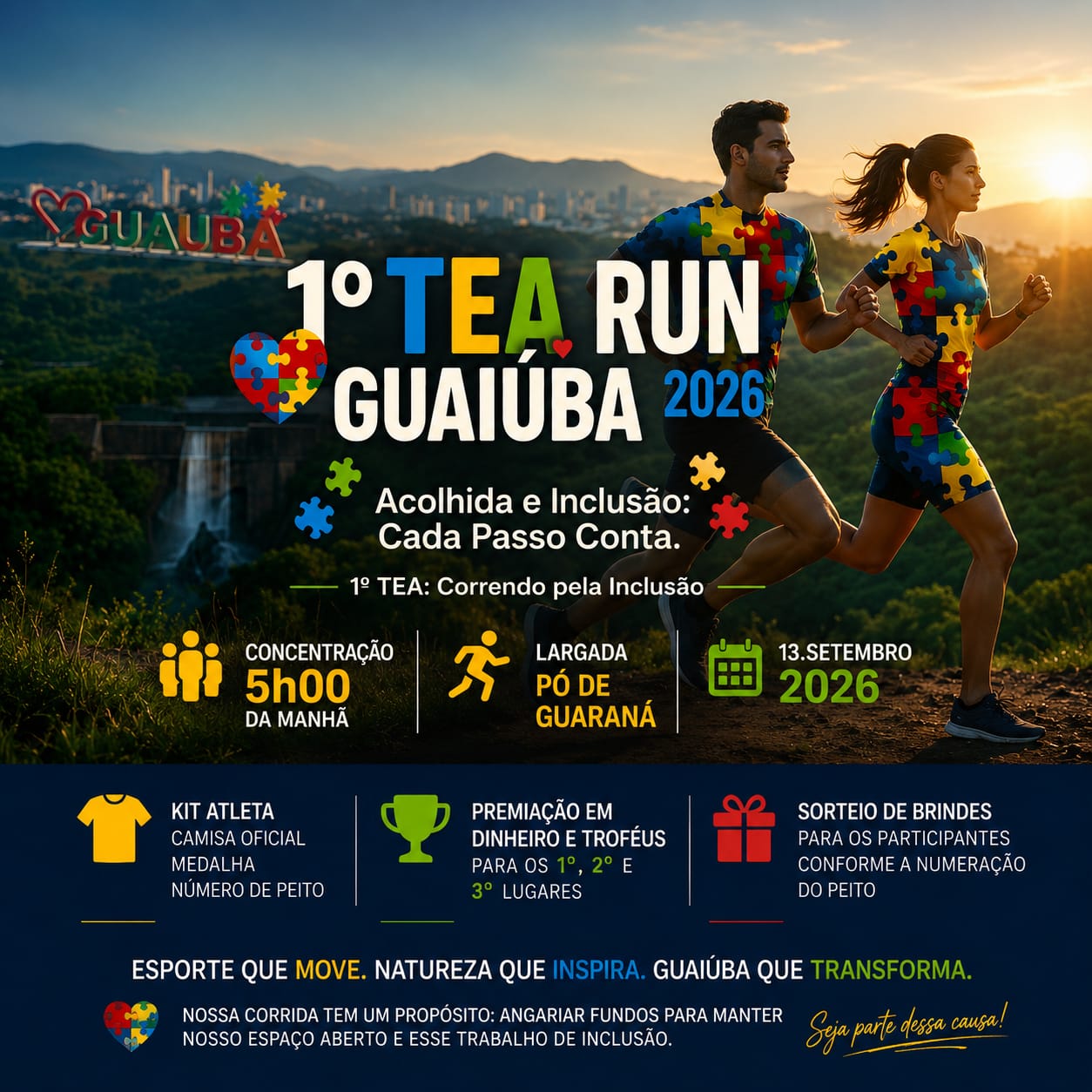 1 TEA RUN GUAIÚBA 2026  - 1 LOTE